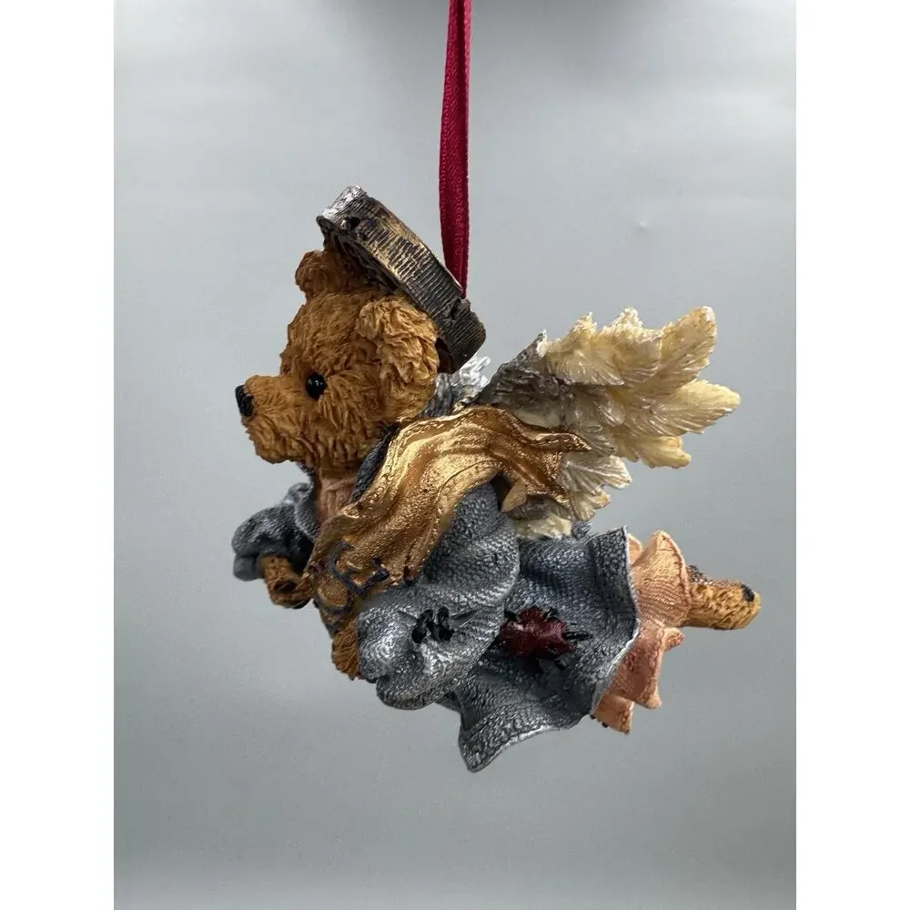 1995 Boyds Bears Celestina Peace Angel Bear Christmas Ornament